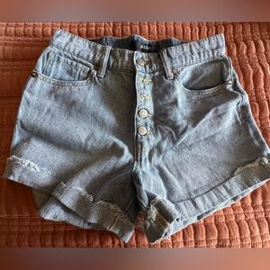 Aeropostale Light Blue Mom Jean Shorts